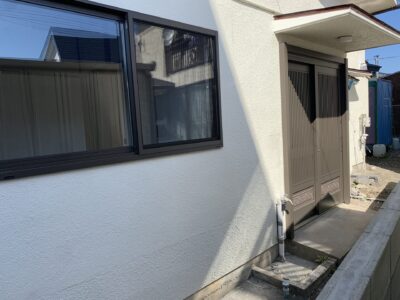 会津坂下町　O様邸　外部塗装工事2A